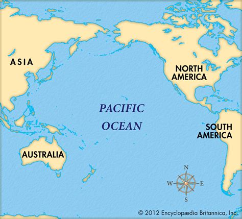 Pacific Ocean Map
