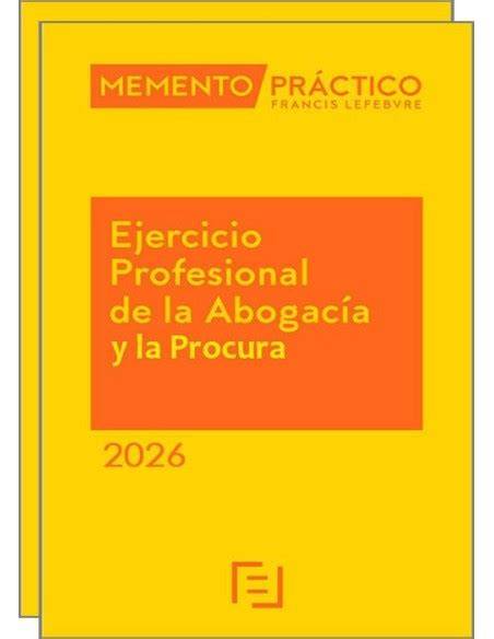 pack memento ejercicio profesional de la abogacia