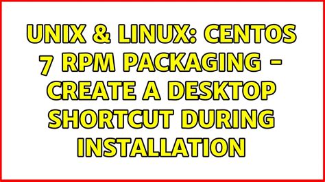 packaging - CentOS 7 - Unix & Linux Stack Exchange
