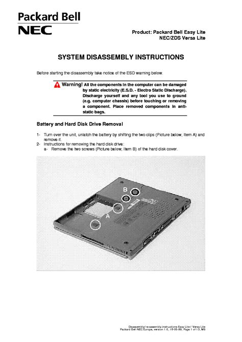 Read Packard Bell Service Manual File Type Pdf 