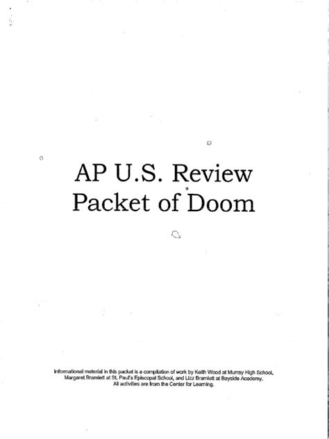 Packet Of Doom Answers