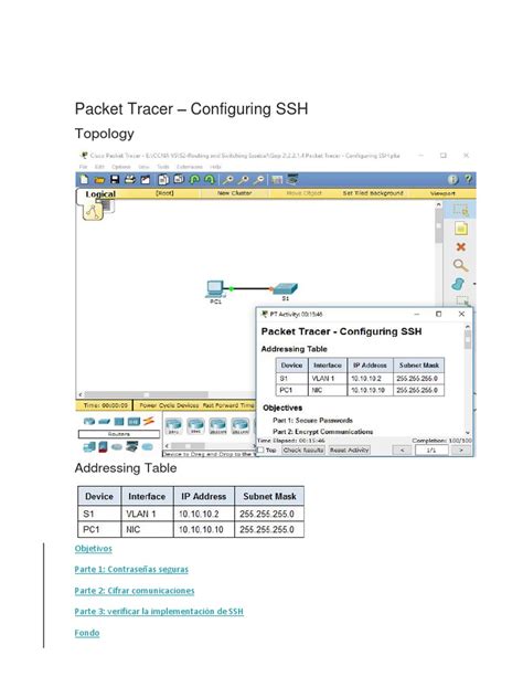 packet tracer pka complete