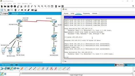 packet tracer router configuration