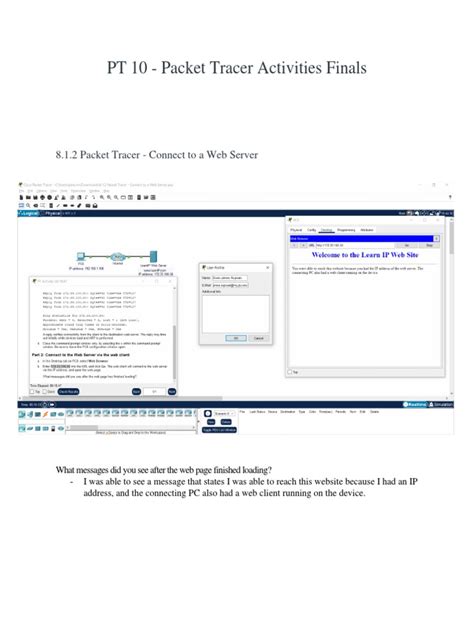 Download Packet Tracer Activities Answer 