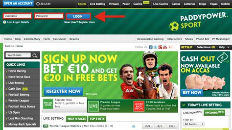 paddy power account sign in