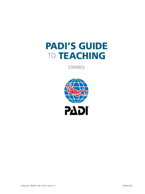Padi Guide To Teaching