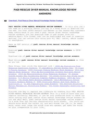 padi wreck diver knowledge review answers