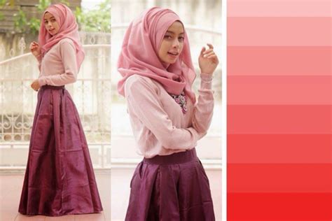 Paduan Warna  Perpaduan Warna Baju Dan Jilbab Yang Serasi Buat - Paduan Warna