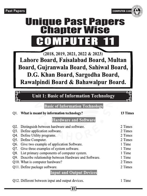 paec past paper computer technician