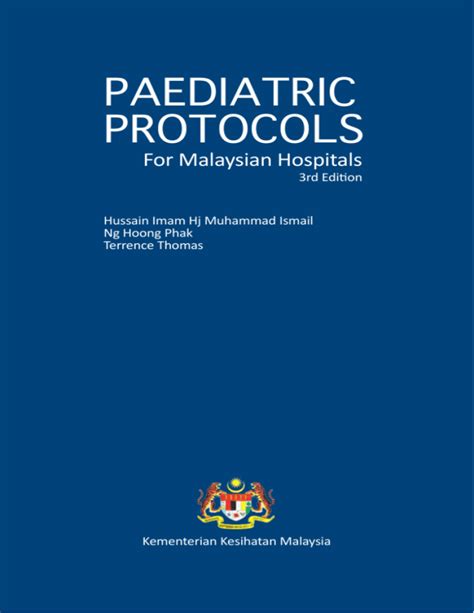 Download Paediatric Protocols Malaysian Paediatric Association 