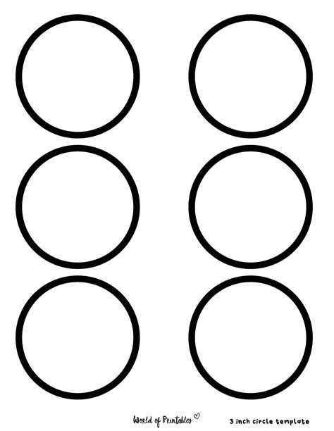 Page Of Circles Printable   Printable Circle Templates Activity Shelter - Page Of Circles Printable