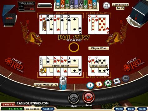 pai gow poker online with bonus keaw