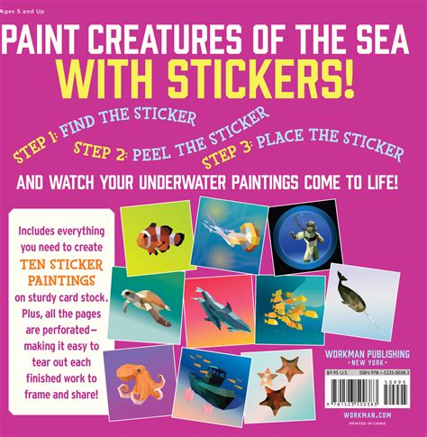 Full Download Paint By Sticker Kids Under The Sea Create 10 Pictures One Sticker At A Time 