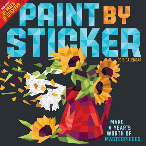Read Paint By Sticker Wall Calendar 2018 