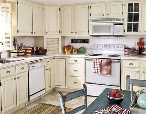 Painted Kitchen Cabinets With White Appliances