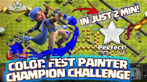 painter champion challenge in clash of clans painter …