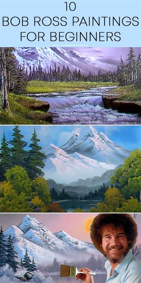 painting with bob ross learn to paint in oil step