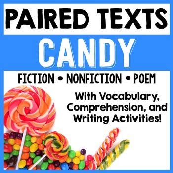 Paired Texts Candy Passages Vocabulary And Comprehension Paired Texts For 3rd Grade - Paired Texts For 3rd Grade