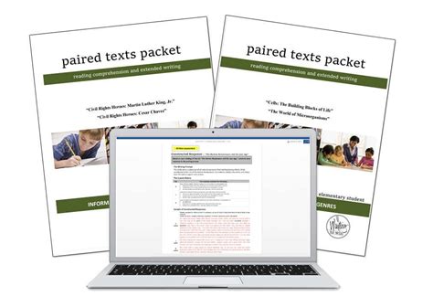 Paired Texts Packets Routine Writing To Win Integrated Paired Texts For 4th Grade - Paired Texts For 4th Grade