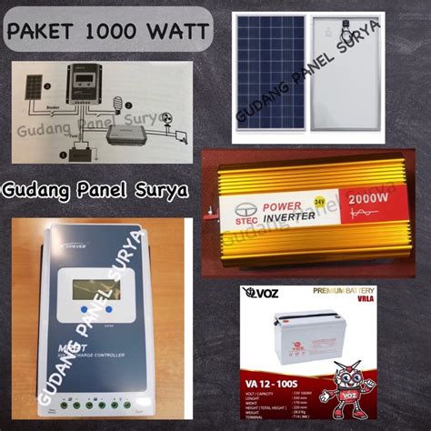 paket panel surya 1000 watt