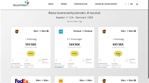 paket till danmark kostnad