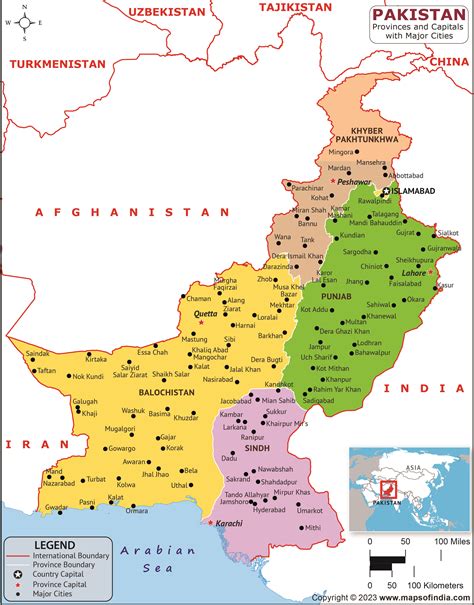 Pakistan District Map