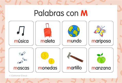 Palabras Cin M