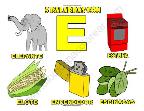 Palabras Con A E I O U