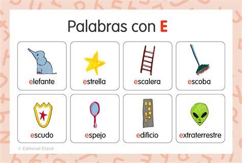 Palabras Con E