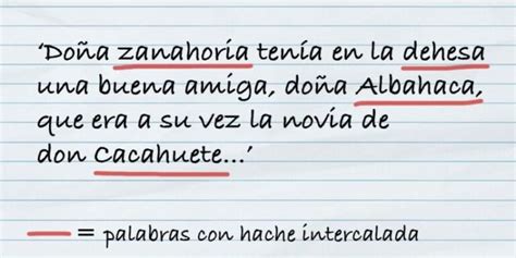 Palabras Con Hache