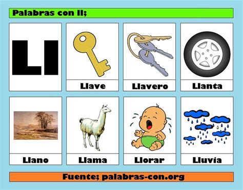 Palabras Con Ll