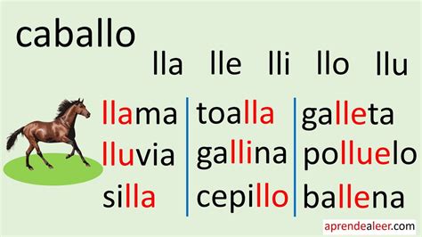 Palabras Con Lla