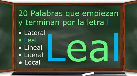 Palabras Que Terminen En él