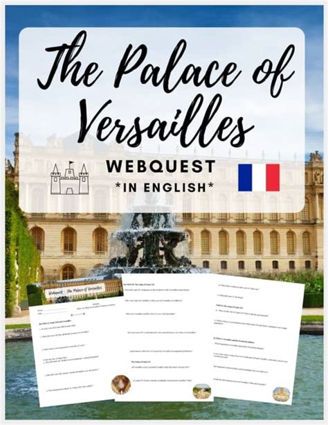 palace versailles webquest