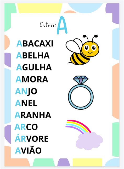 Palavras Com A Letra A