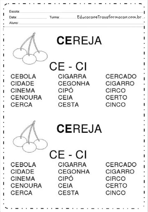 Palavras Com Ce