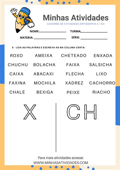 Palavras Com Ch E X
