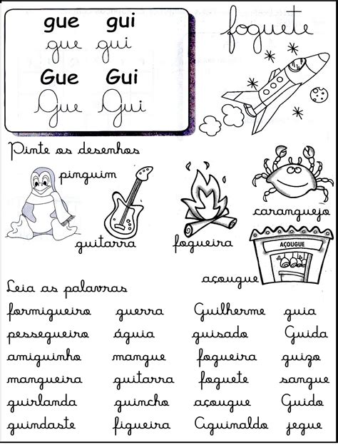 Palavras Com Gue E Com Gui