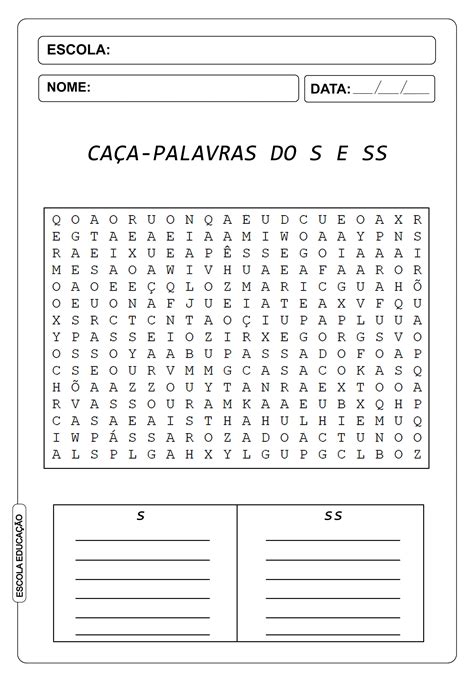 Palavras Com S