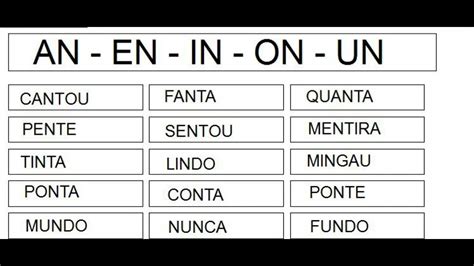 Palavras Com Un