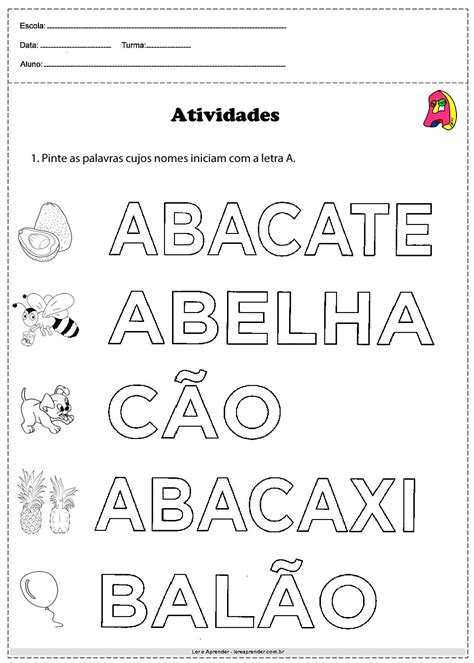 Palavras Que Terminam Com A
