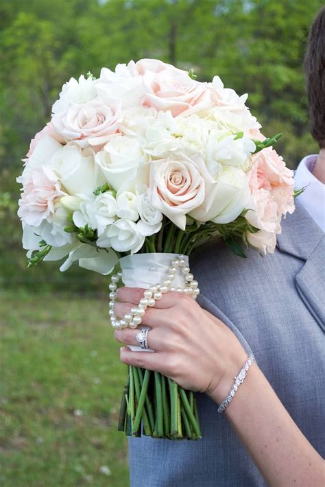Pale Pink And Cream Bouquet