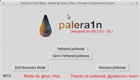 Palera1n Gui Windows