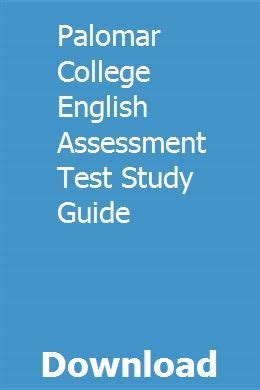 Full Download Palomar Assessment Test Study Guide 