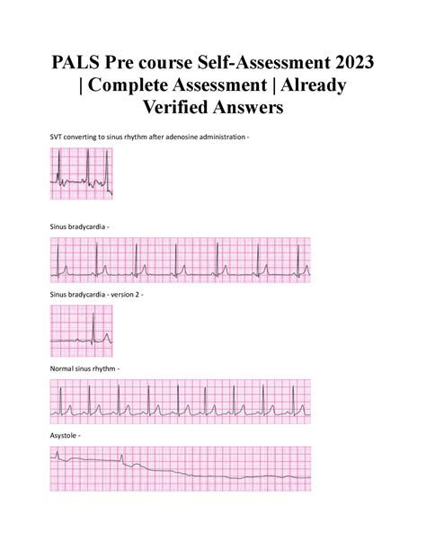 pals precourse assessment