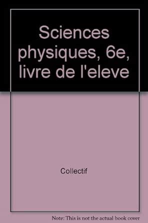 panaf physique 6eme