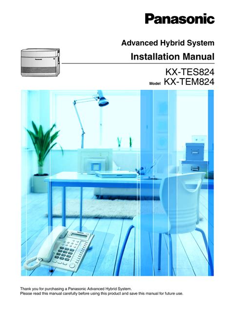 panasonic tes824 programming manual