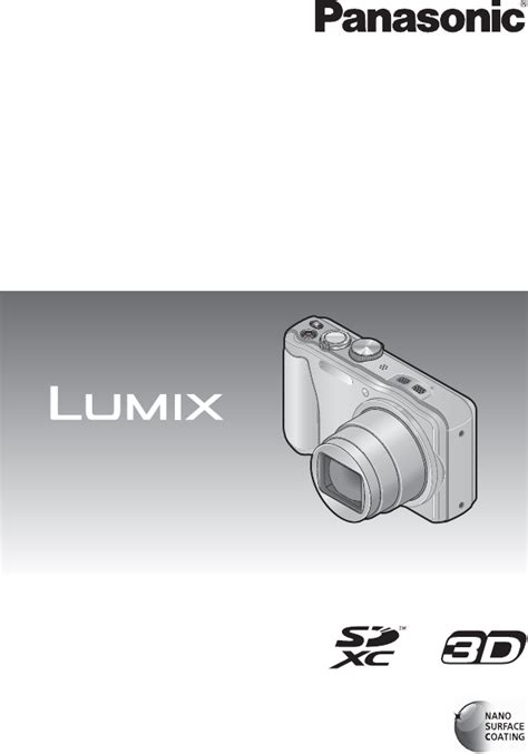 Read Panasonic Lumix Tz30 User Guide 
