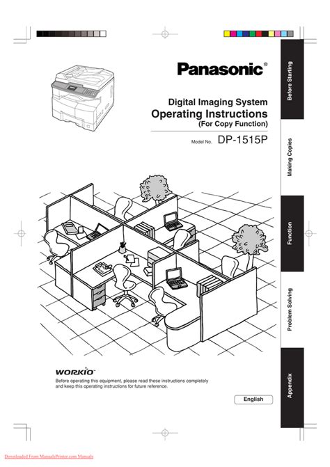 Download Panasonic Printer User Guide 