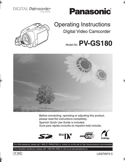 Download Panasonic Pv Gs180 Guide 
